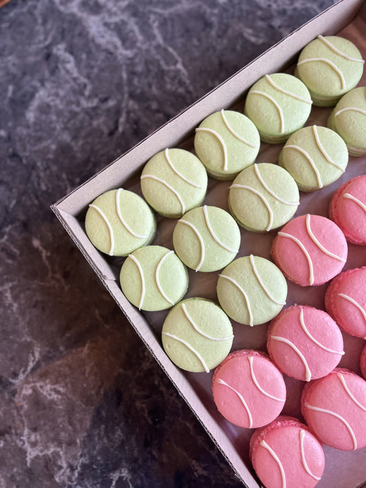 Padel-Inspired Macarons